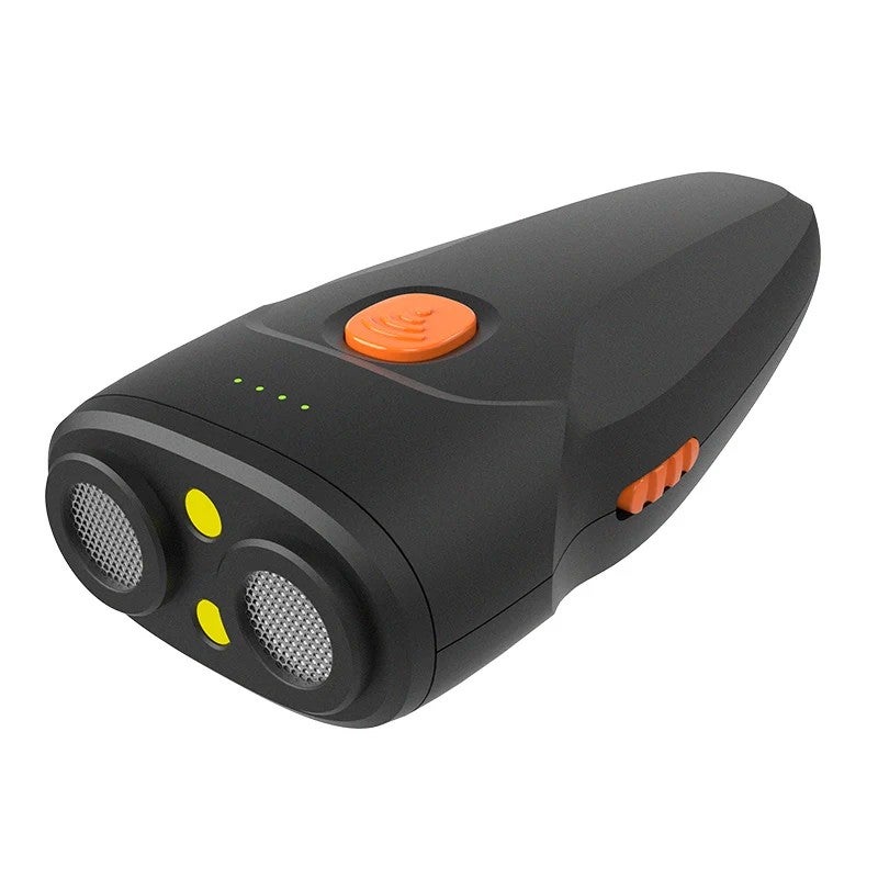 Bluejw Outdoor Self-Defense Electric Shock Dog Barking Control Ultrasonic Repeller with LED Flashlight - Handheld Rechargeable Dog Deterrent Training Device - Image 1